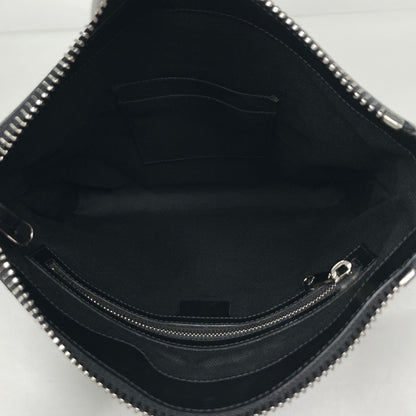 Gucci Shoulder Bag GG Supreme Sherry Line Web Coatingcanvas Black — view 6