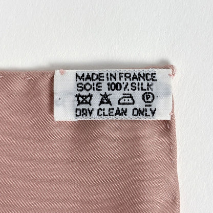 Hermes Carre 90 Per Astra AD Scarf Silk Pink Multicolor — view 2