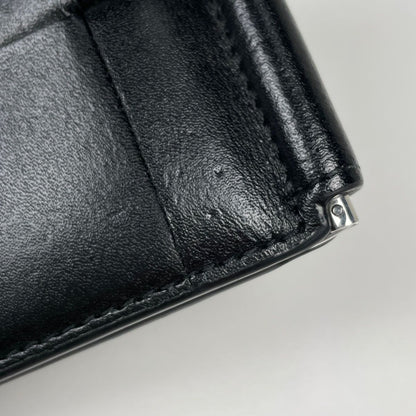 Bottega Veneta Card Case Maxi Intrecciato Cassette Leather Black — view 3