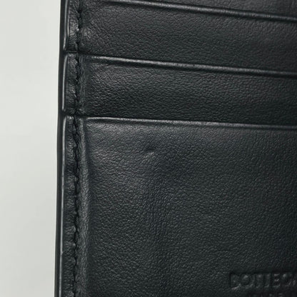 Bottega Veneta Card Case Maxi Intrecciato Cassette Leather Black — view 5