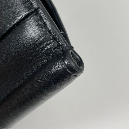 Bottega Veneta Card Case Maxi Intrecciato Cassette Leather Black — view 4