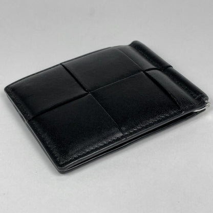 Bottega Veneta Card Case Maxi Intrecciato Cassette Leather Black — view 2