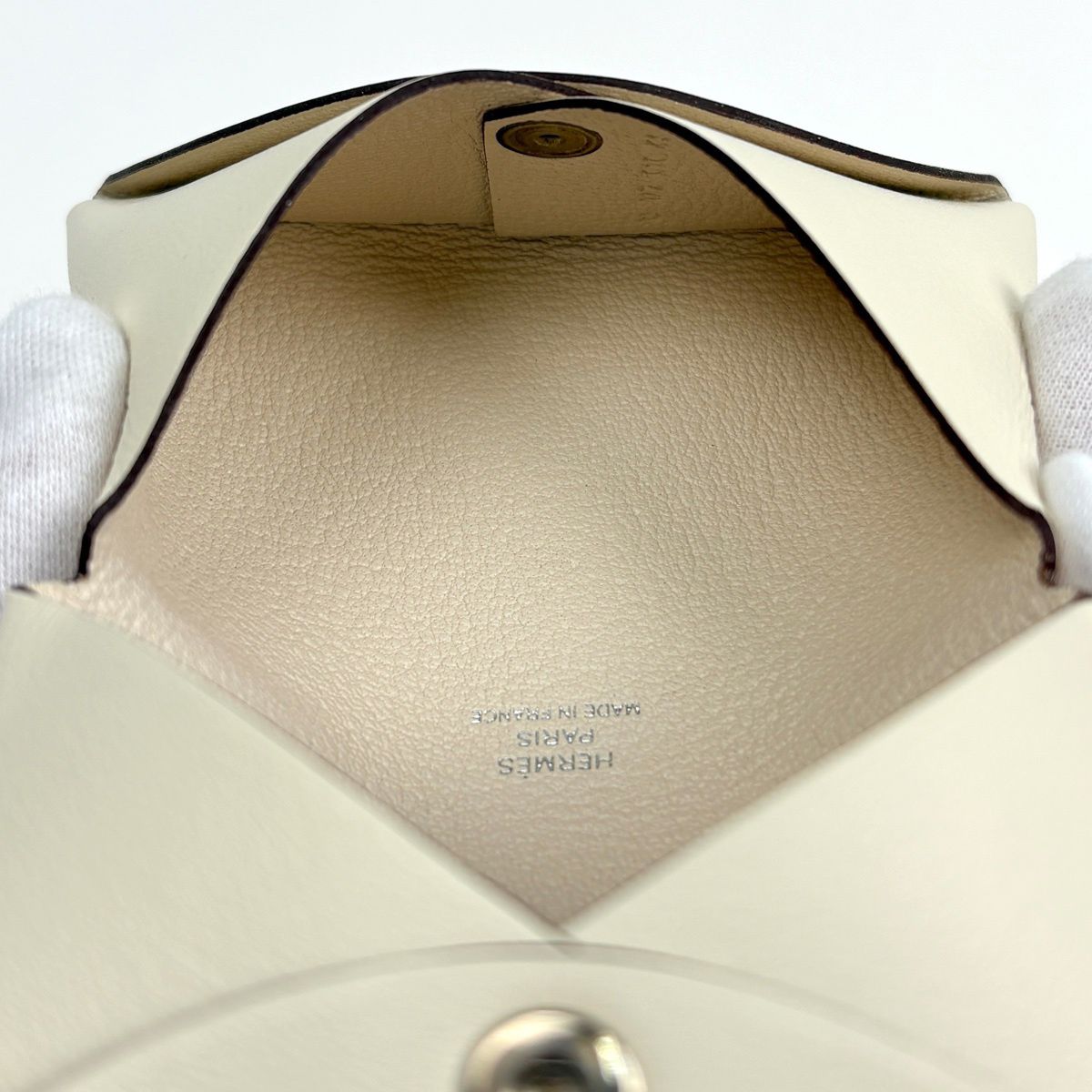 Hermes Calvi Card Case Vaudswift Machete — view 6