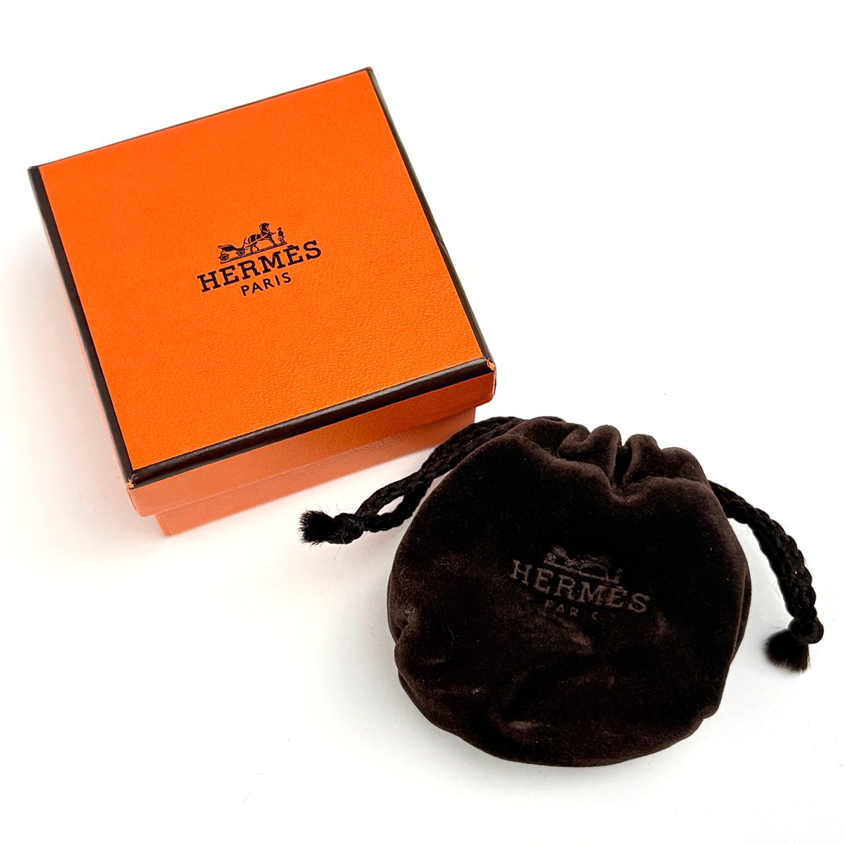 Hermes Bag Charm Cadena Metal Silver — view 5