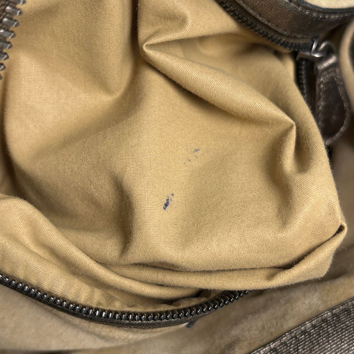 Bottega Veneta Shoulder Bag Intrecciato Leather Gold — view 8