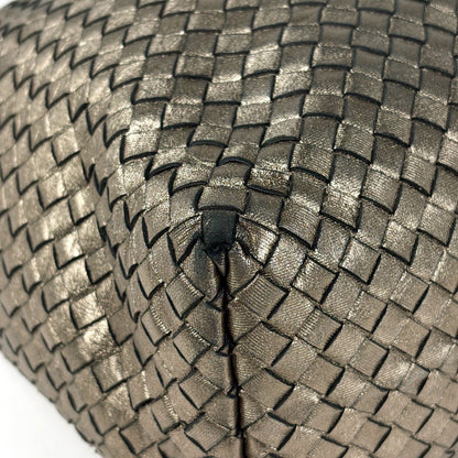Bottega Veneta Shoulder Bag Intrecciato Leather Gold — view 3