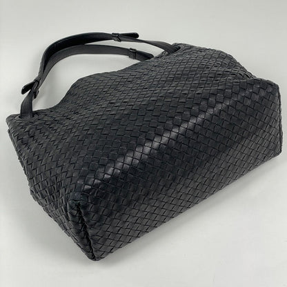Bottega Veneta Tote Intrecciato Leather Black — view 2