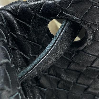 Bottega Veneta Tote Intrecciato Leather Black — view 4
