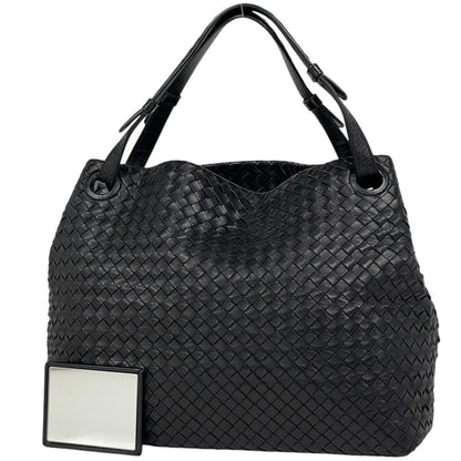 Bottega Veneta Tote Intrecciato Leather Black