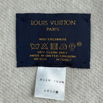 Louis Vuitton Scarf Reykjavik Monogram Cashmere Beige — view 6