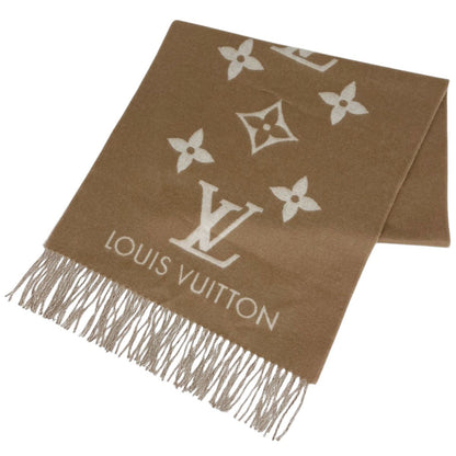 Louis Vuitton Scarf Reykjavik Monogram Cashmere Beige