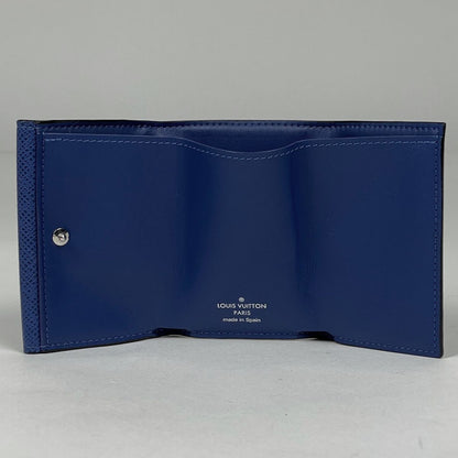 Louis Vuitton Discovery Compact Wallet Bi Foldwallet Taigarama Cobalt Blue — view 7