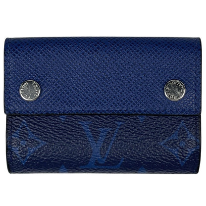 Louis Vuitton Discovery Compact Wallet Bi Foldwallet Taigarama Cobalt Blue