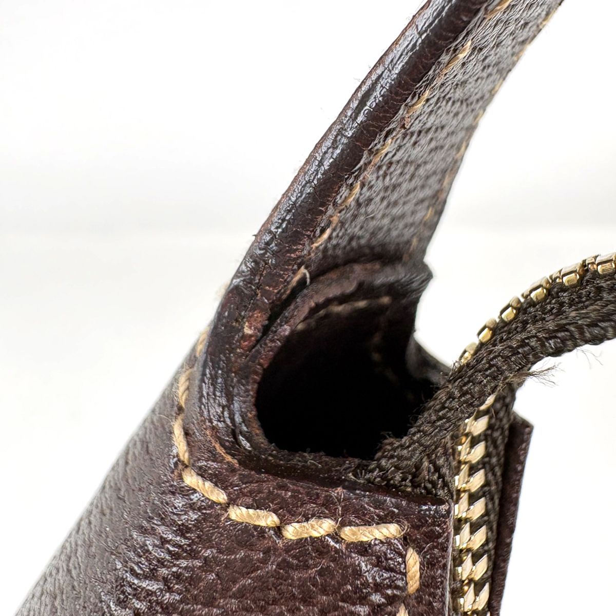 Gucci Handbag Horsebit Canvas Brown — view 5