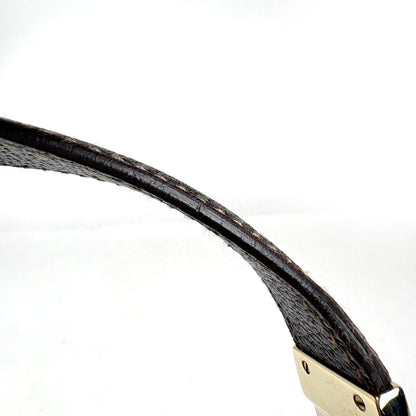 Gucci Handbag Horsebit Canvas Brown — view 6
