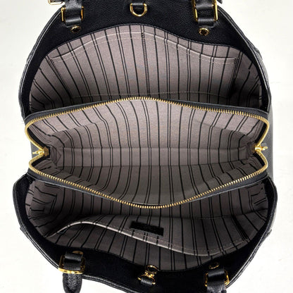 Louis Vuitton Montaigne MM 2-Way Shoulder Bag Monogram Empreinte Noir — view 8