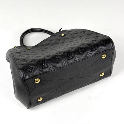 Louis Vuitton Montaigne MM 2-Way Shoulder Bag Monogram Empreinte Noir — view 2