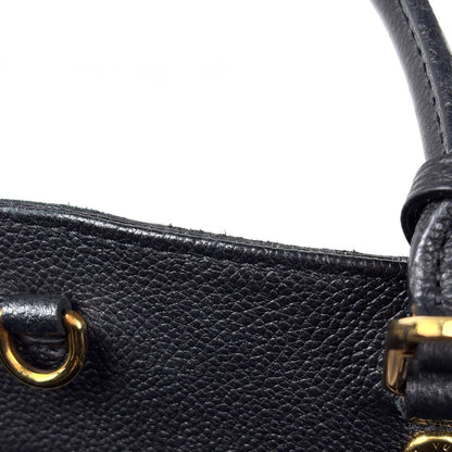 Louis Vuitton Montaigne MM 2-Way Shoulder Bag Monogram Empreinte Noir — view 4