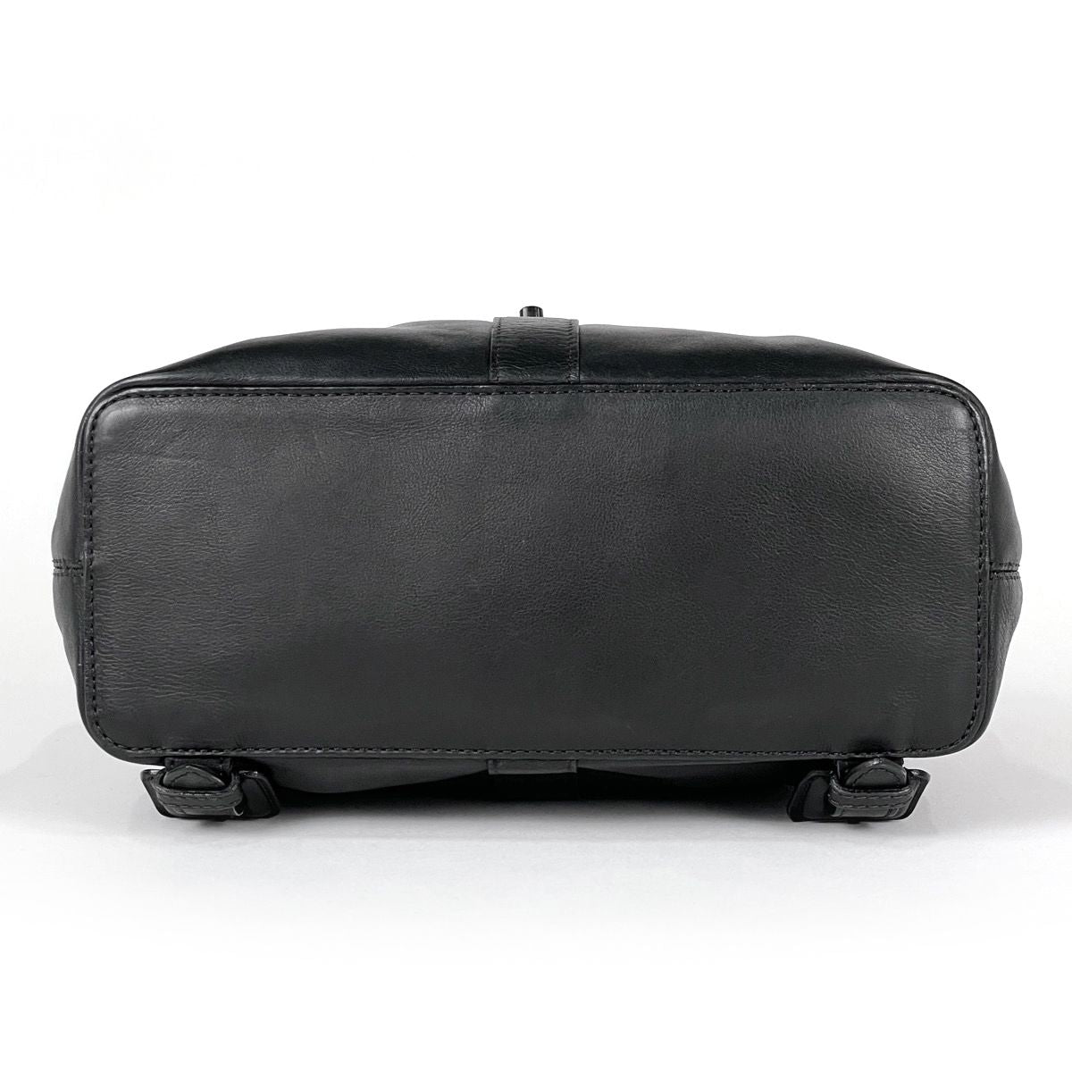 Chanel Backpack CC Logo Leather Black — view 3