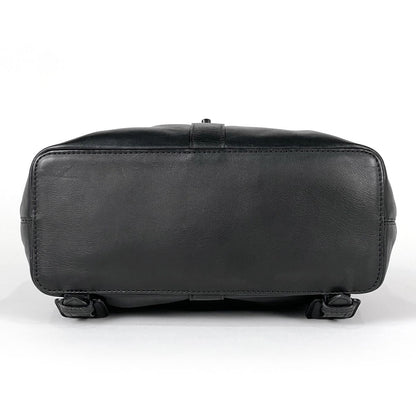 Chanel Backpack CC Logo Leather Black — view 3
