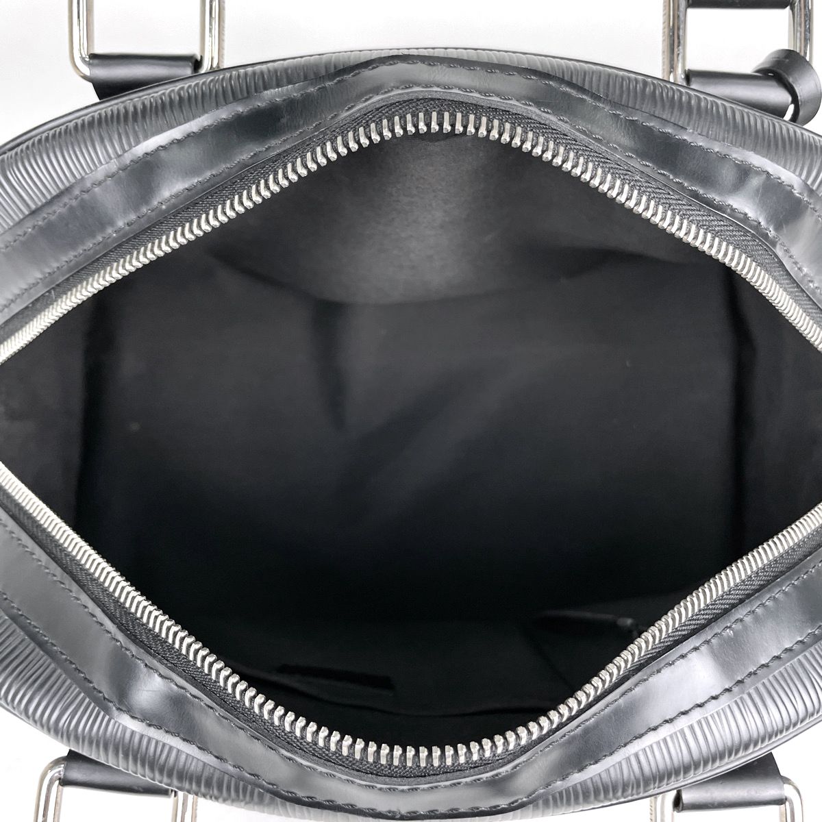Louis Vuitton Bowling Montaigne PM Handbag Epi Noir — view 7