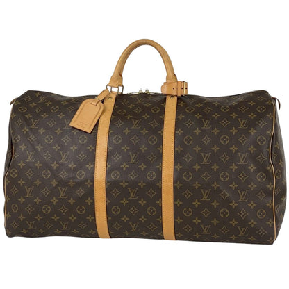 Louis Vuitton Keepall 60 Boston Bag Monogram Brown