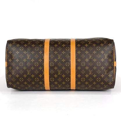 Louis Vuitton Keepall Bandouliere 55 Boston Bag Monogram Brown — view 2