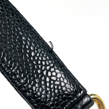 Chanel Tote CC Logo Quilted Caviar Leather Black — view 4