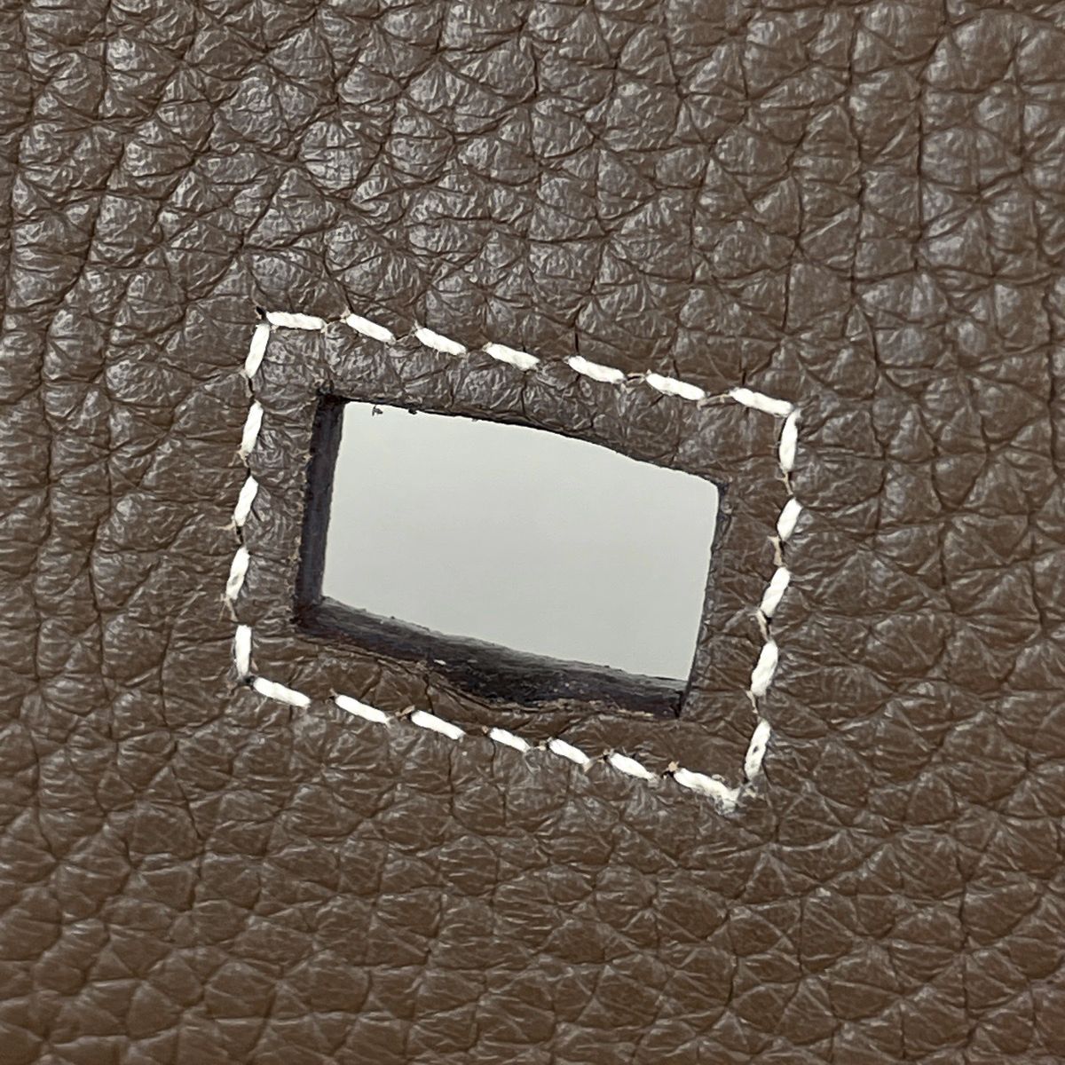 Hermes Gypsy 28 Shoulder Bag Taurillon Clemence Etoupe — view 6