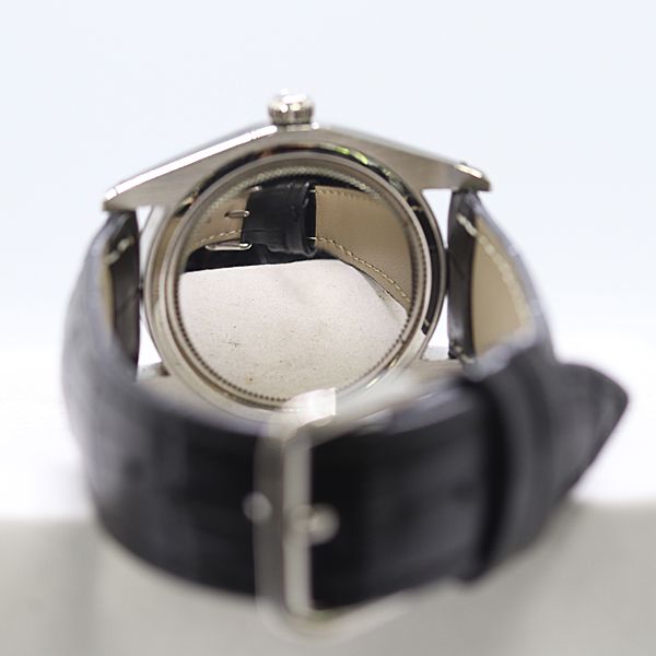 Rolex Oistar Date Precision Hand Wound Navy Dial Watches Mtm Watch — view 4