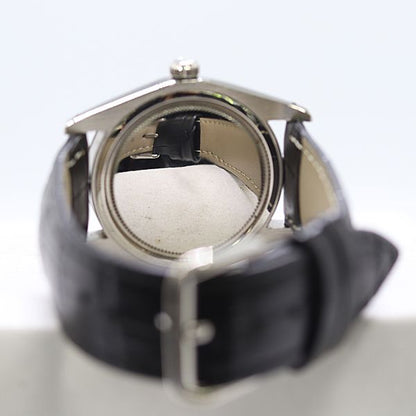 Rolex Oistar Date Precision Hand Wound Navy Dial Watches Mtm Watch — view 4