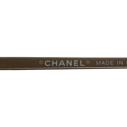 Chanel Sunglasses Light Brown Blanc CC Logo Eyewear — view 4