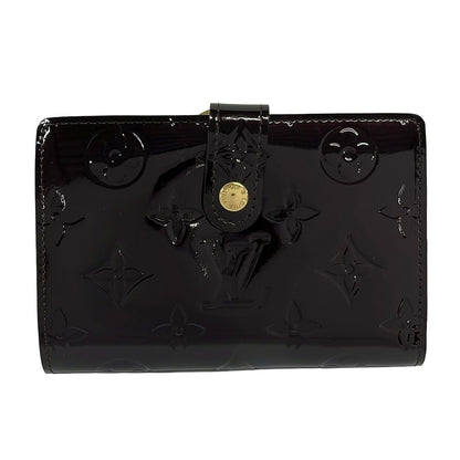 Louis Vuitton Bifold Wallet Monogram Vernis Portefeuille Viennois Amarante