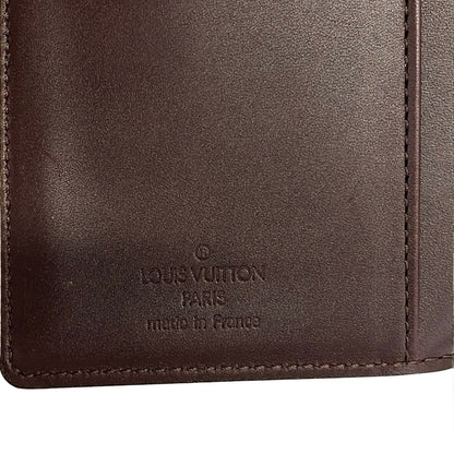 Louis Vuitton Bifold Wallet Monogram Vernis Portefeuille Viennois Amarante — view 5