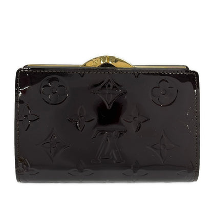 Louis Vuitton Bifold Wallet Monogram Vernis Portefeuille Viennois Amarante — view 2