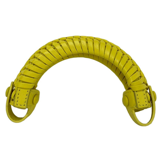 Fendi Yellow Handle Cover Peekaboo Braided Leather
