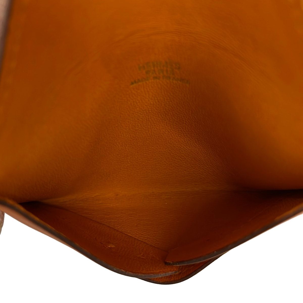 Hermes Card Case Envelope Orange — view 3