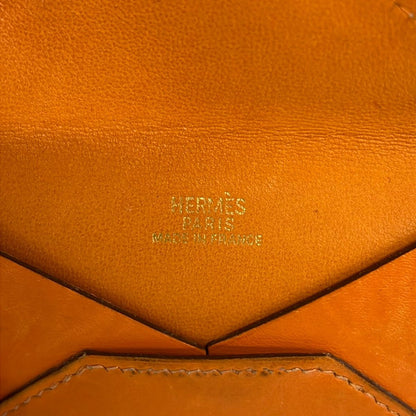Hermes Card Case Envelope Orange — view 4