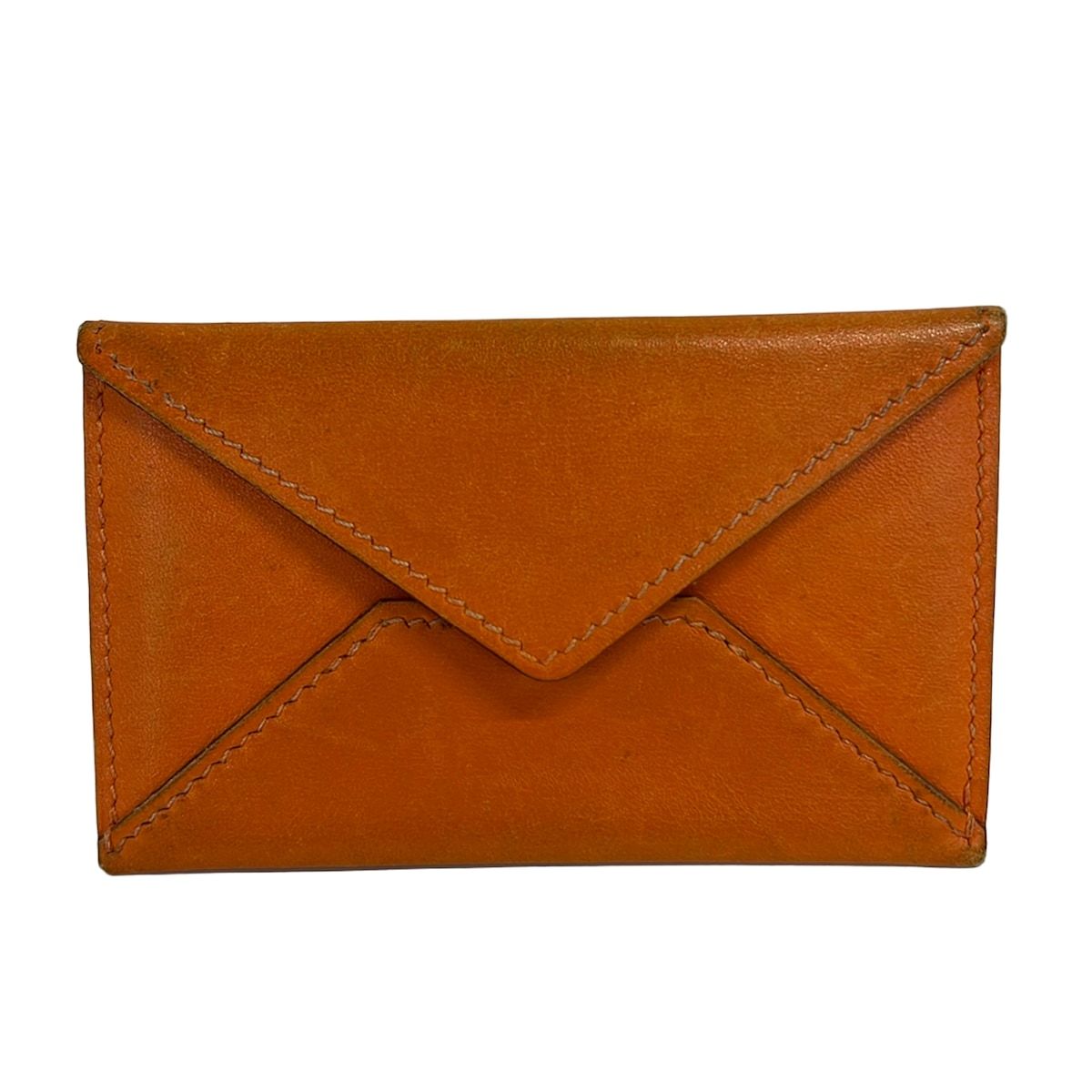 Hermes Card Case Envelope Orange — view 2