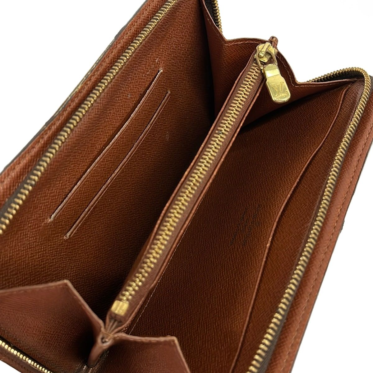 Louis Vuitton Wallet Monogram Porto Monet Zip Leather — view 3