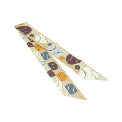 Hermes Twilly Scarf Beige