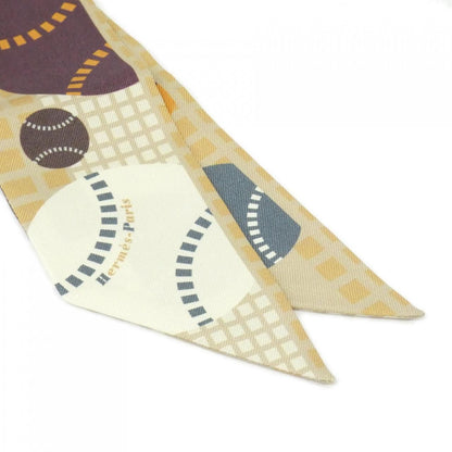 Hermes Twilly Scarf Beige — view 2