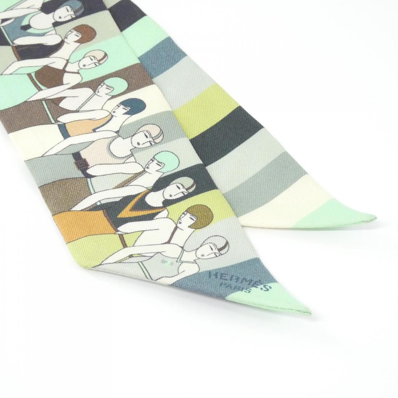Hermes les Baigneuses Twilly S Scarf — view 2