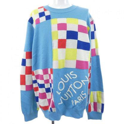 Louis Vuitton LV Distorted Giant Damier Crew Neck Knit Sweater