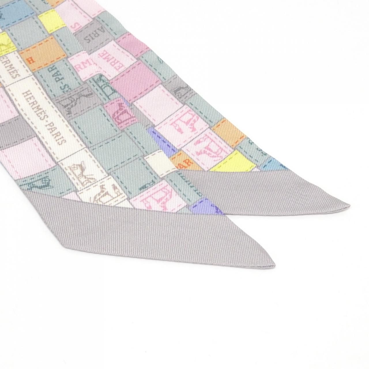 Hermes Tweely Scarf Gray — view 2