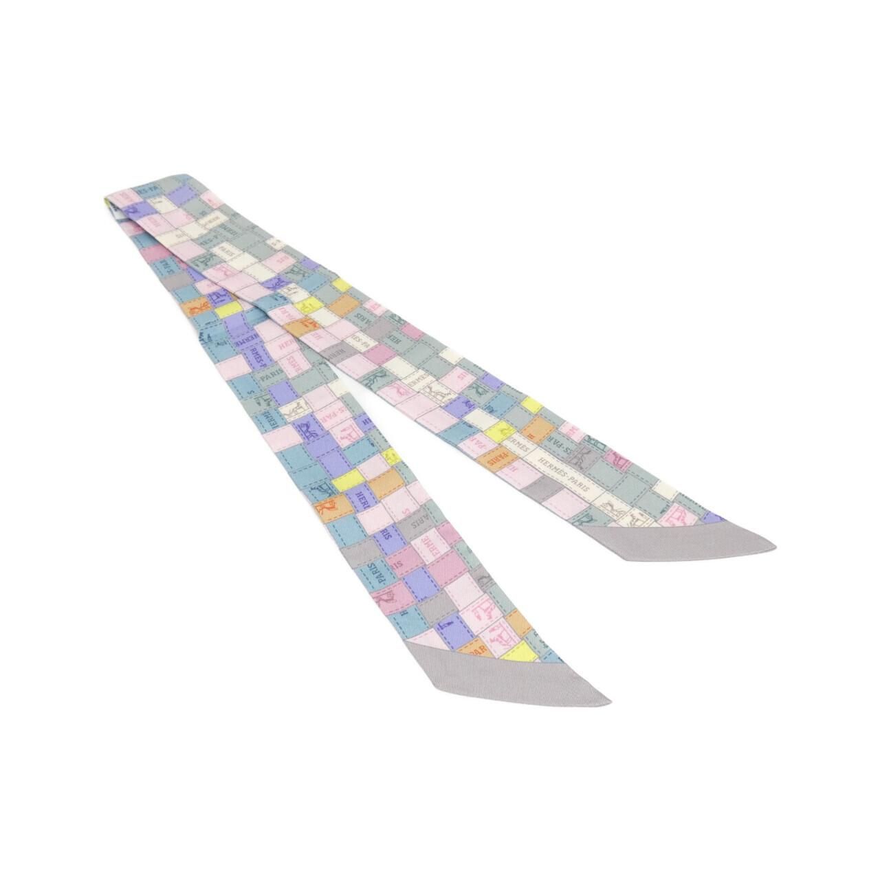 Hermes Tweely Scarf Gray