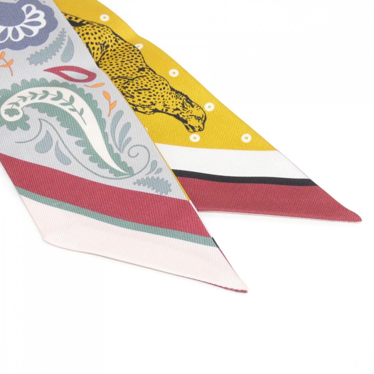 Hermes Guepards Bandana Twilly S Scarf — view 2