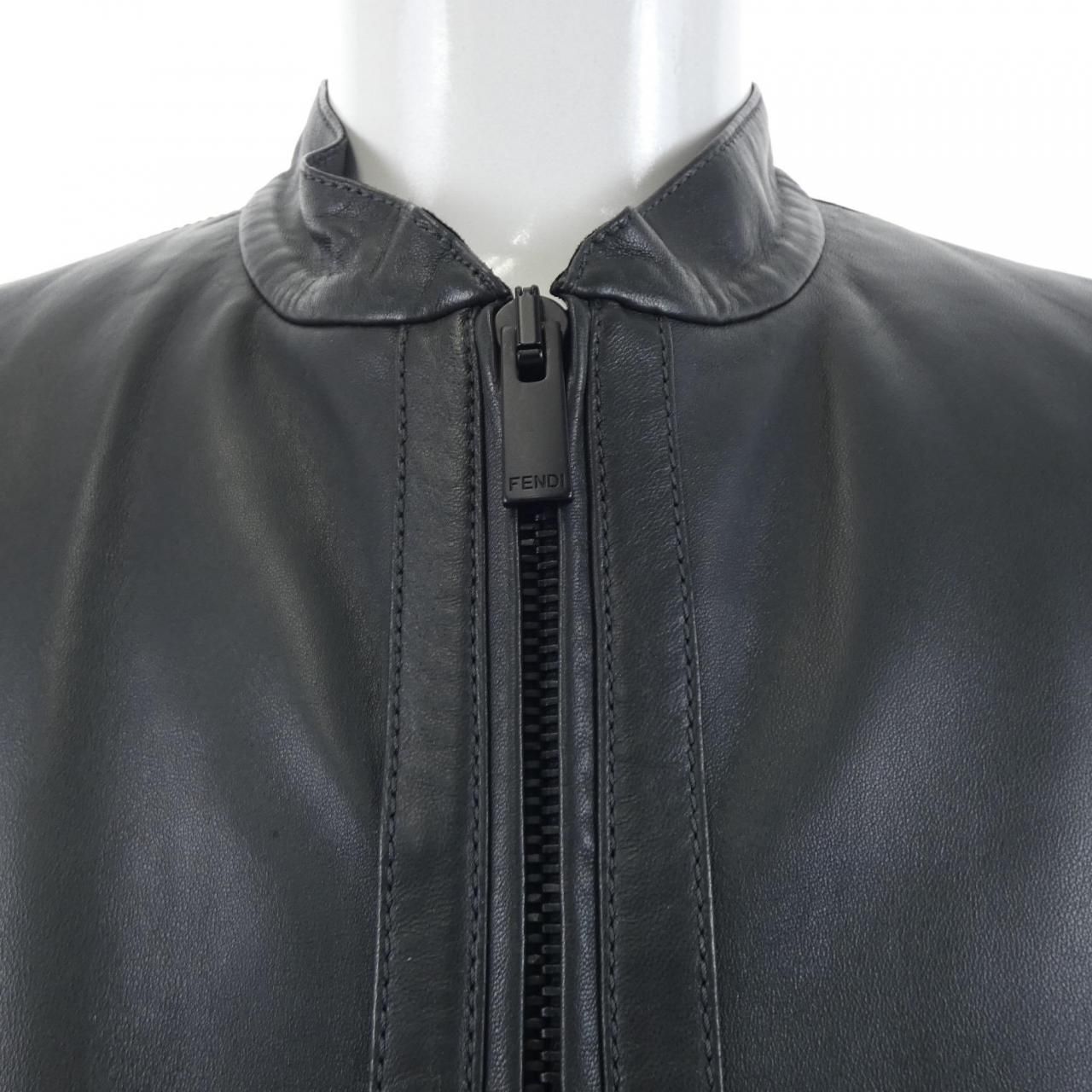 Fendi Fpg 314 Leather Jacket — view 5