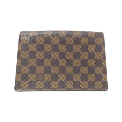 Louis Vuitton Damier Portefeuille Croisette Chain Wallet Shoulder — view 2