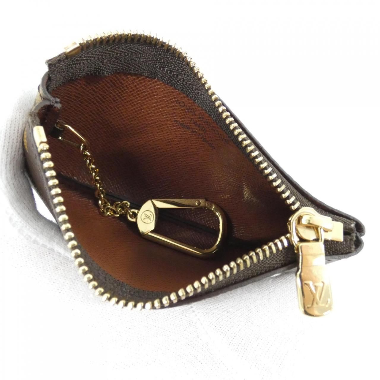 Louis Vuitton Monogram Pochette Cles Coin & Key Case Key Holder — view 3